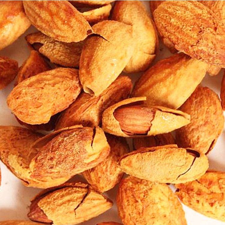 Kacang Almond Almon Panggang Dalam Cangkang - Almond Roasted In Shell Original