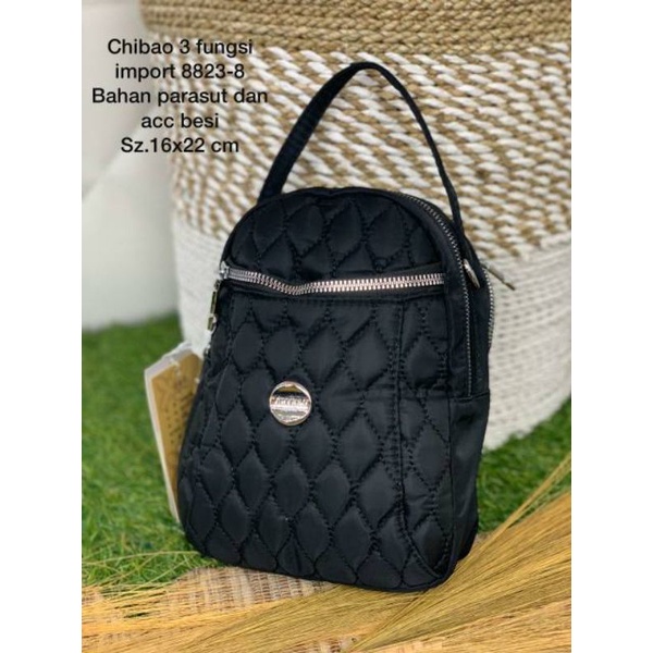 TAS WANITA IMPORT CHIBAO 8823-8 JINJING SELEMPANG RANSEL