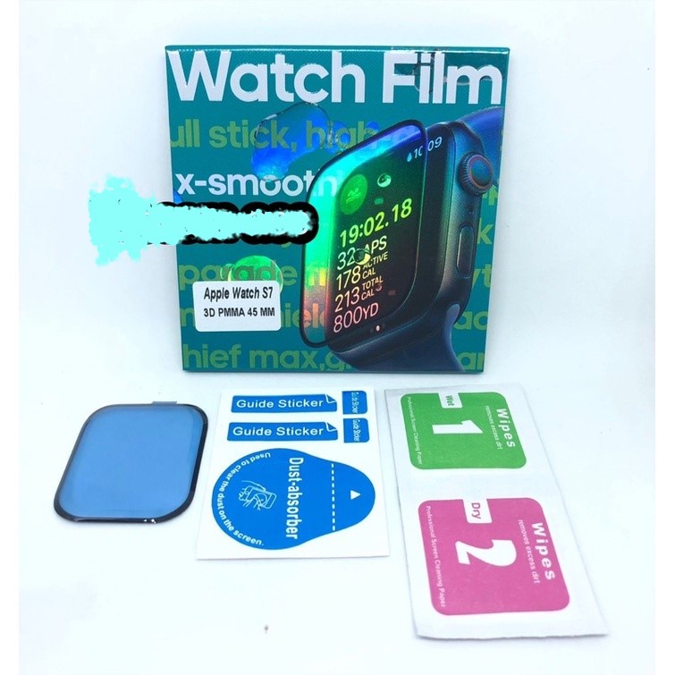 Antigores Pelindung Layar Apple Watch Series 7 S7 45MM TPU Nano 3D