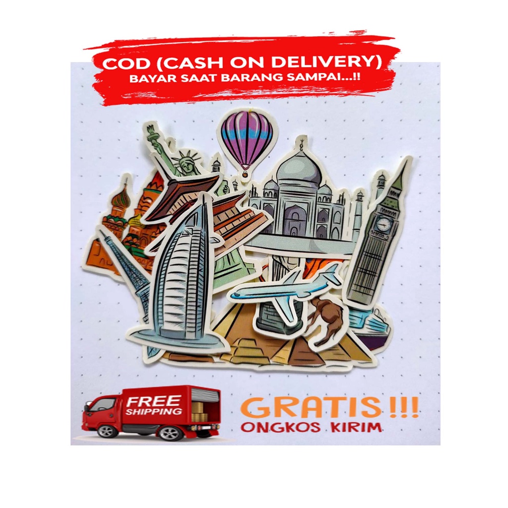 

[COD] 14 Pcs Stiker traveler lucu murah aesthetic Scrapbook / Stiker laptop lucu / DIY / Stiker kulkas / Stiker Bujo/ stiker Bullet Journal/stiker aestetic/DekorasiBulletJurnal