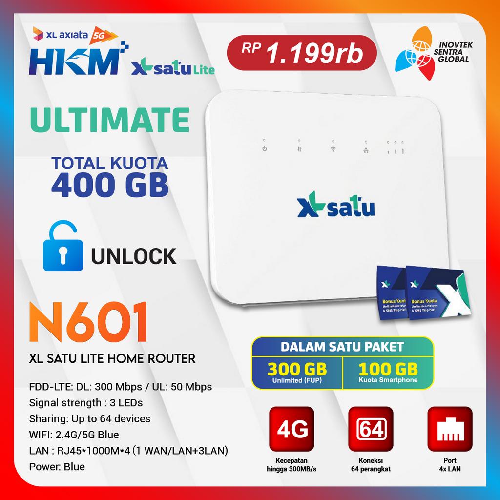 HKM N601 Modem Router Wifi XL Satu Lite 4G LTE - Unlock All Operator