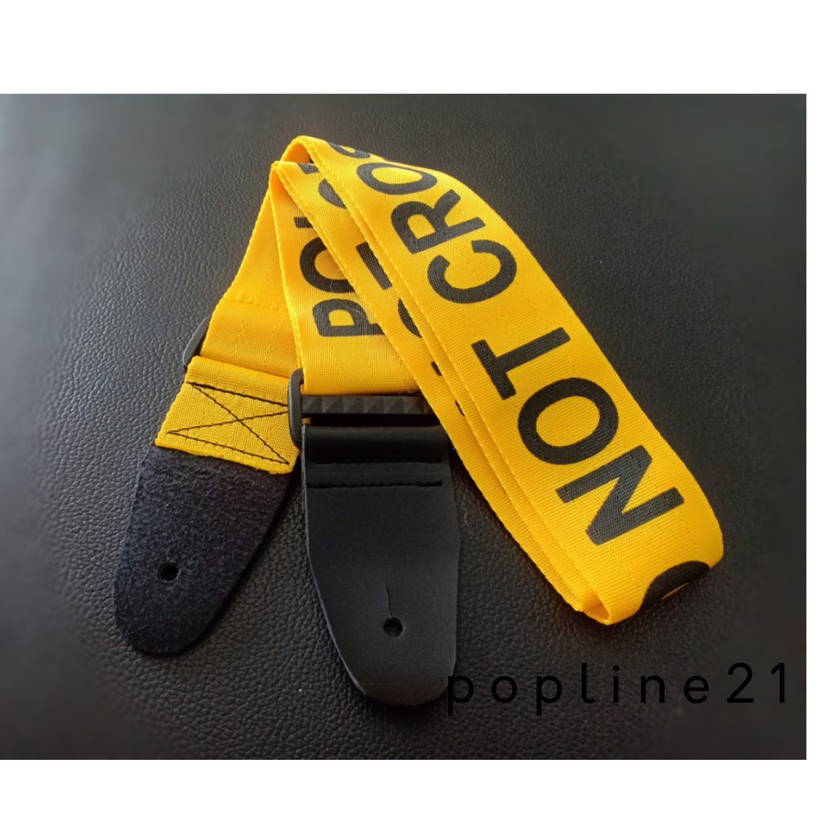 Sabuk Gitar Murah POLICE LINE / Strap gitar Police Line