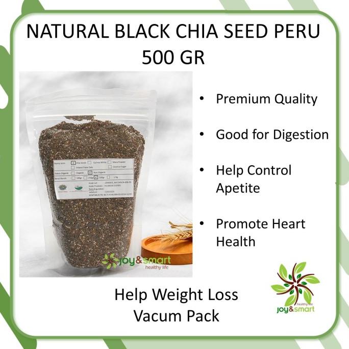 

Joy Smart Healthy Life Natural Black Chia Seed Peru 500gr