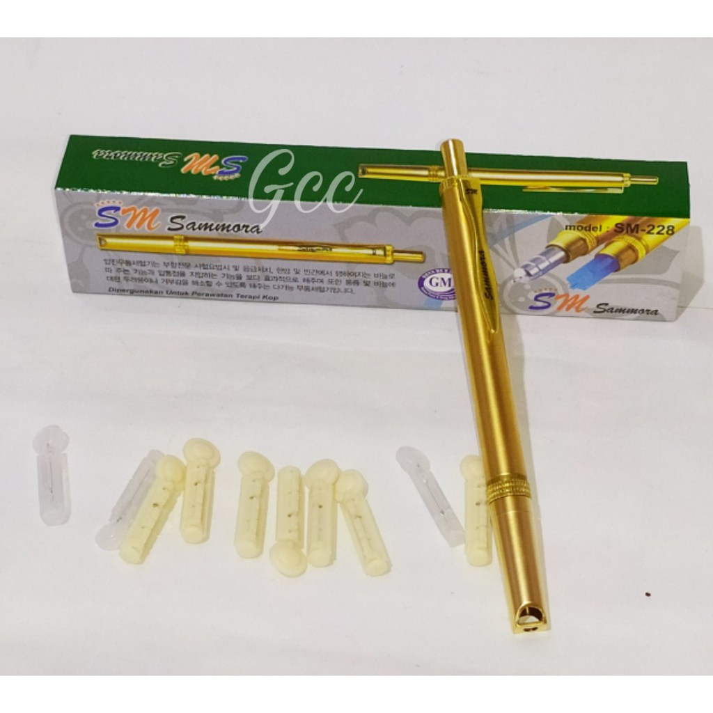 A1 Lancing Sammora Sm 228 Pen Bekam Sammora Gold [Dapat 10pcs Jarum]