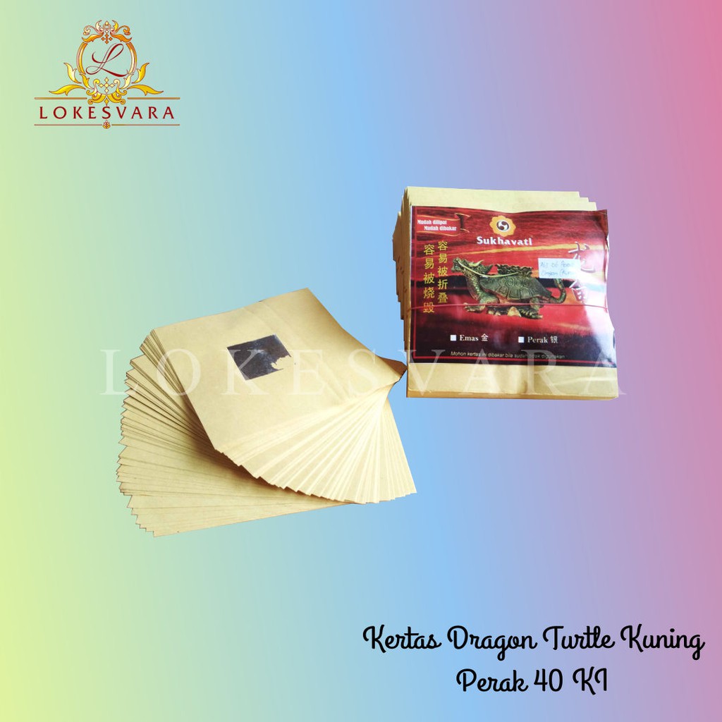 Kertas Dragon Turtle Kuning 40 KI