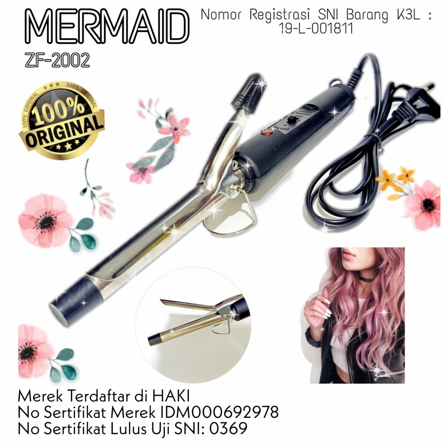 CATOK  RAMBUT KERITING ZF 2002 MERMAID