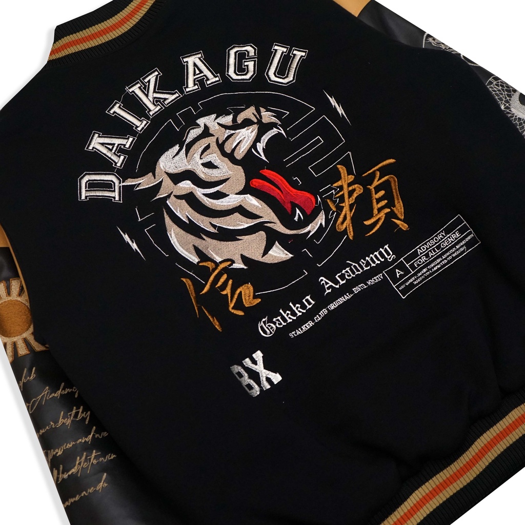 Stalker Jacket Varsity - Daikagu Black Gold