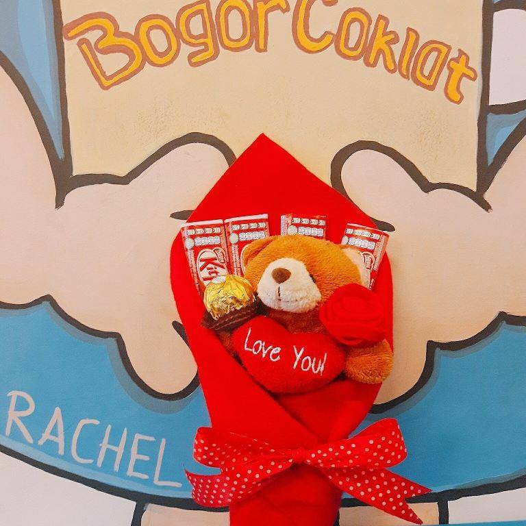 

Buket Teddy Valentine