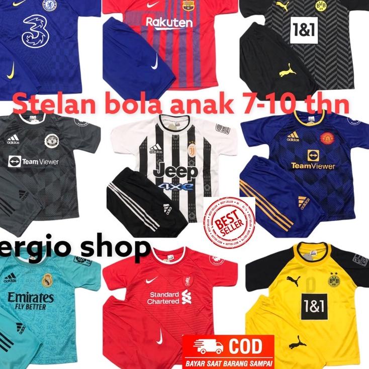 ❄ SETELAN BOLA ANAK/ BAJU BOLA ANAK / JERSEY BOLA ANAK/ BAJU FUTSAL ANAK/ BAJU OLAHRAGA ANAK UMUR 7-
