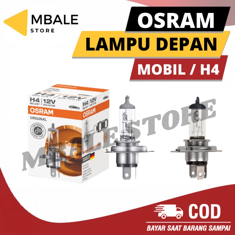 Lampu Depan Mobil Mobilio HRV Freed Jazz City Brio RS, Satya Osram Original H4