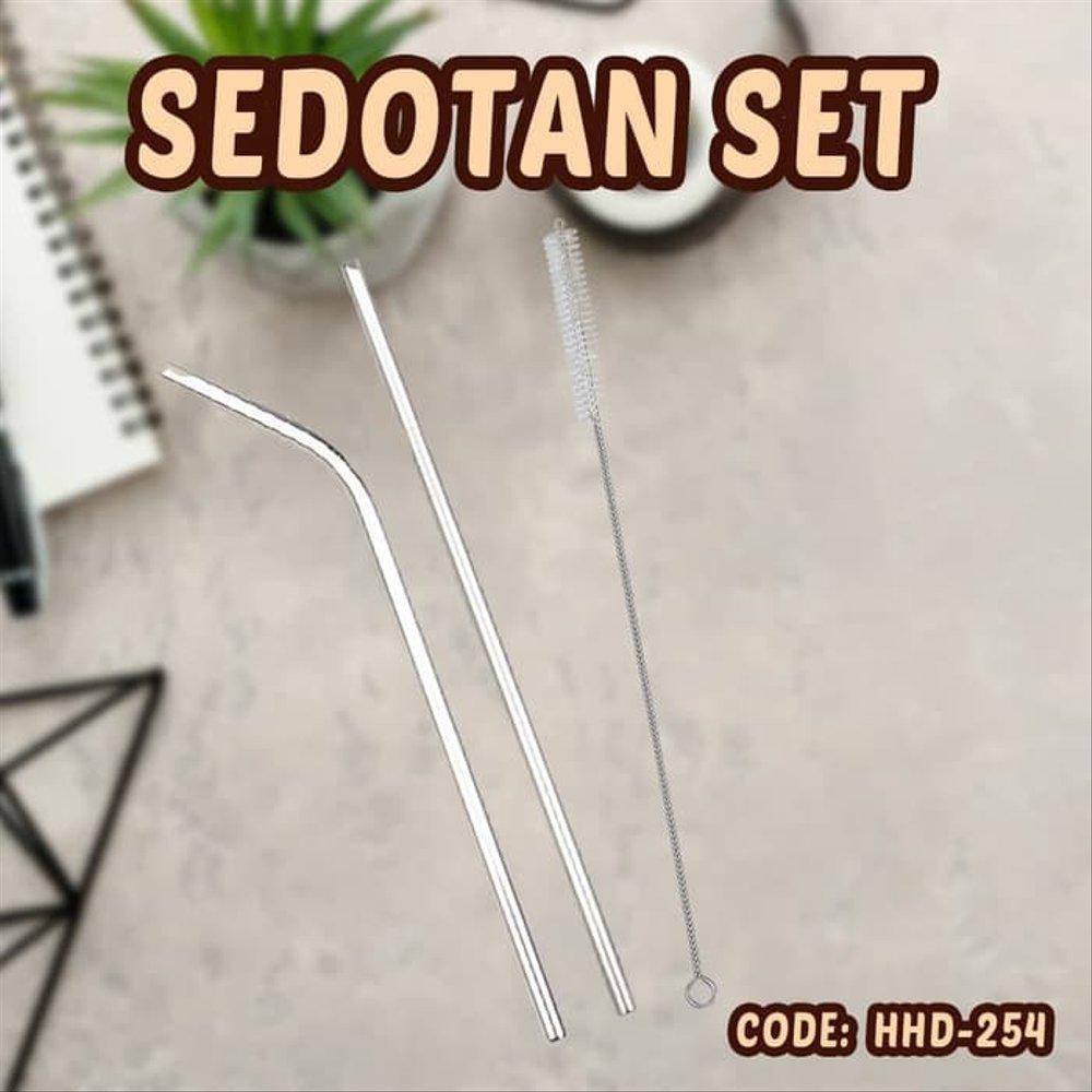 Sedotan Stainless Set Isi 3 in 1 Sedotan Set Isi 3 Go Green Ramah Lingkungan Bisa Digunakan Sedotan Pakai Cuci