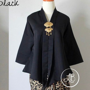 Kebaya Modern Atasan Floy Hitam dan Lainnya