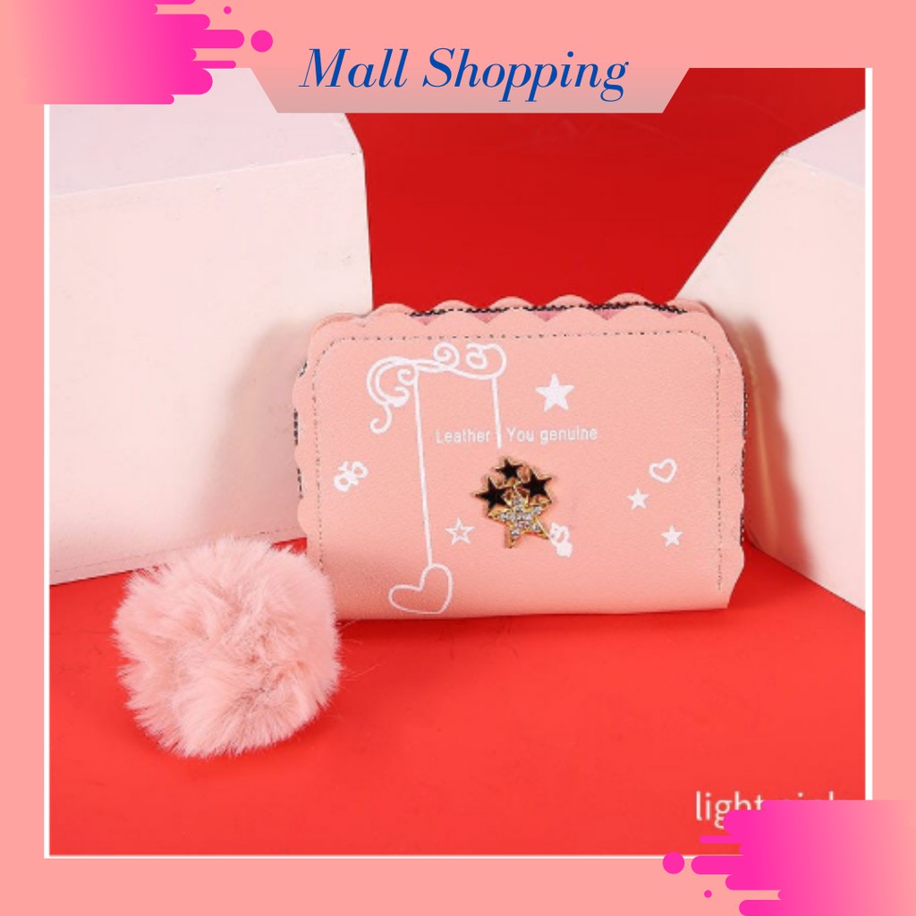 (COD) DOMPET WANITA POM2 KOREAN FASHION WALLET MALL SHOPPING