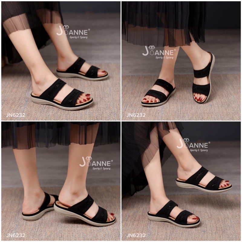 RESTOCK! [ORIGINAL] JOANNE Wedges Sandal Shoes Sepatu Wanita #JN6232