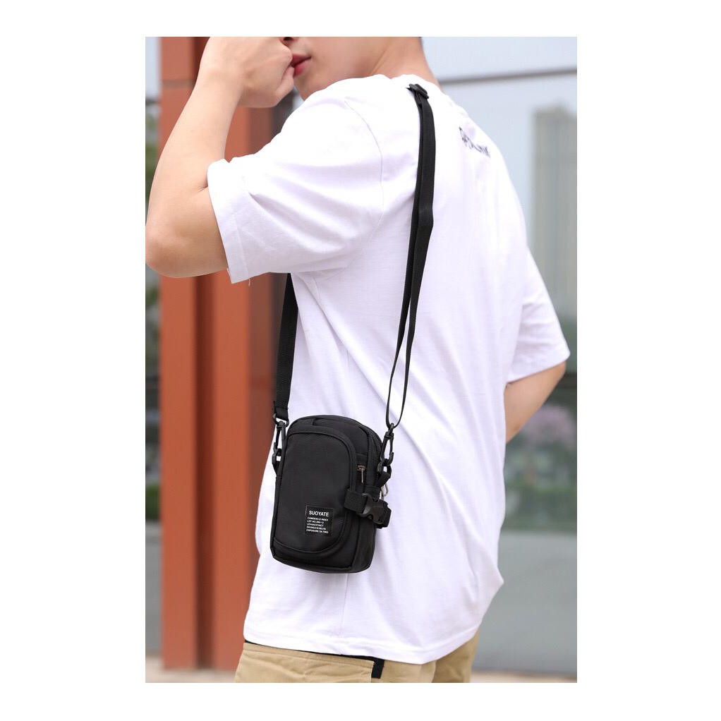 Tas Selempang Hp Multifungsi Slingbag Tas Pria Pinggang Suoyate J84