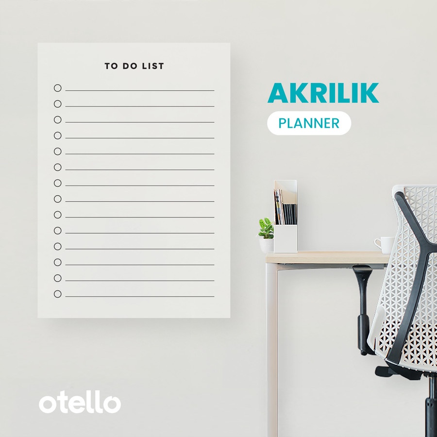 Jadwal To Do List Acrylic Planner Harian Akrilik Planning Daily Kerja Acrilic Board