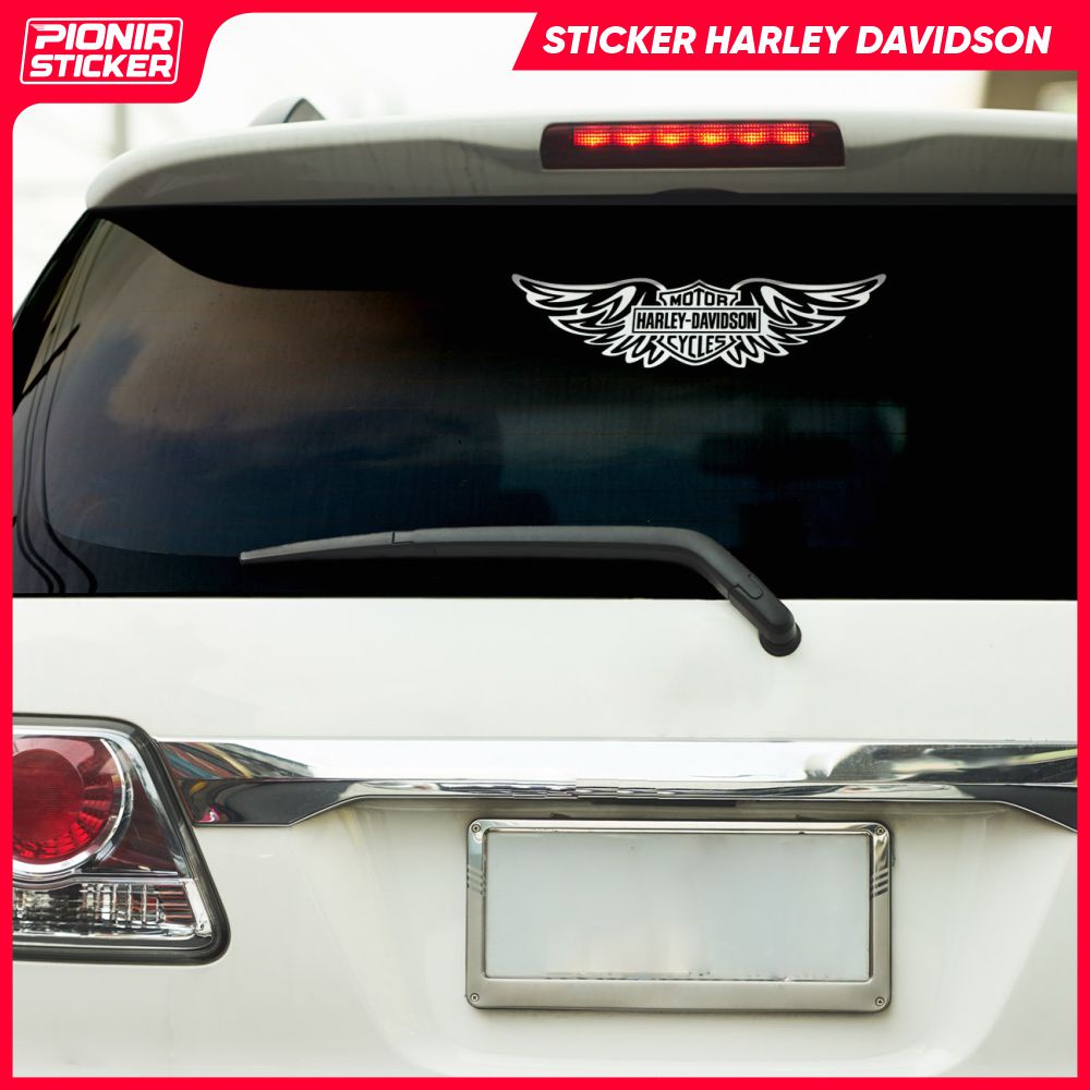 Stiker Harley Davidson Mobil Cutting Sticker Motor HarleyDavidson Keren