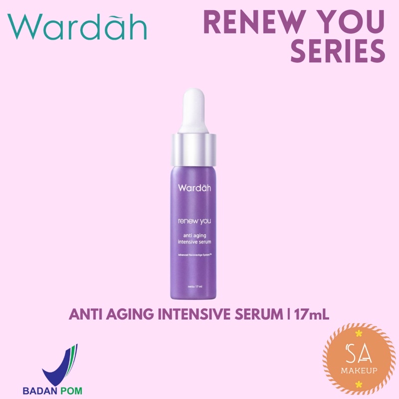 WARDAH Renew You Anti Aging Intensive Serum 17ml | Wardah Serum Anti Aging