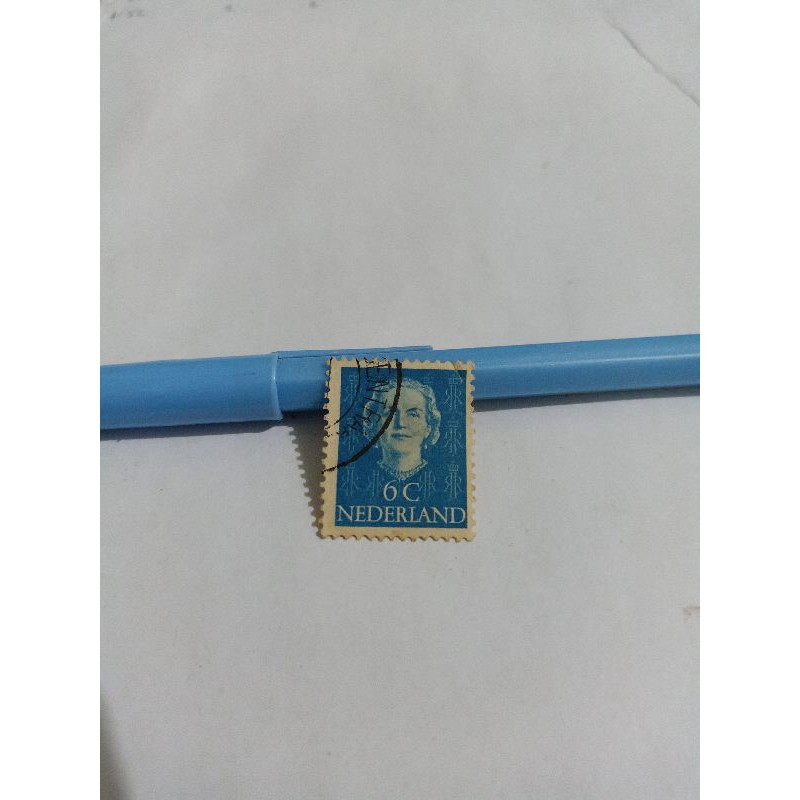 

Perangko Netherlands 1949 Queen Juliana 6c Nederland Stamp