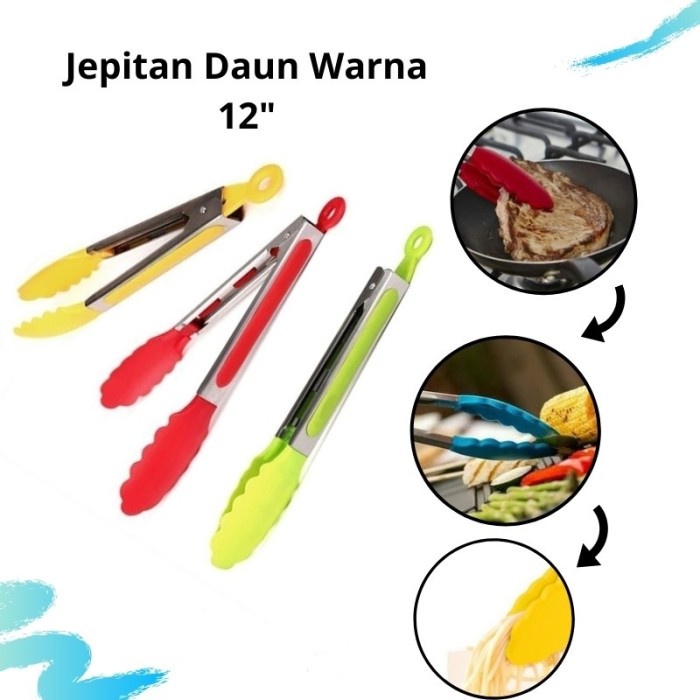 Capitan Masak Jepitan Daun Warna / capitan gorengan.