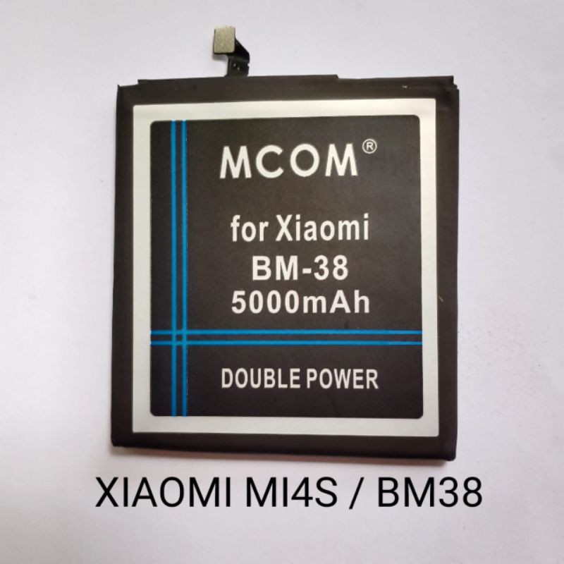 Baterai Xiaomi BM38 BM 38 Mi4S Mi 4S double power battery batre baterei batere batrei