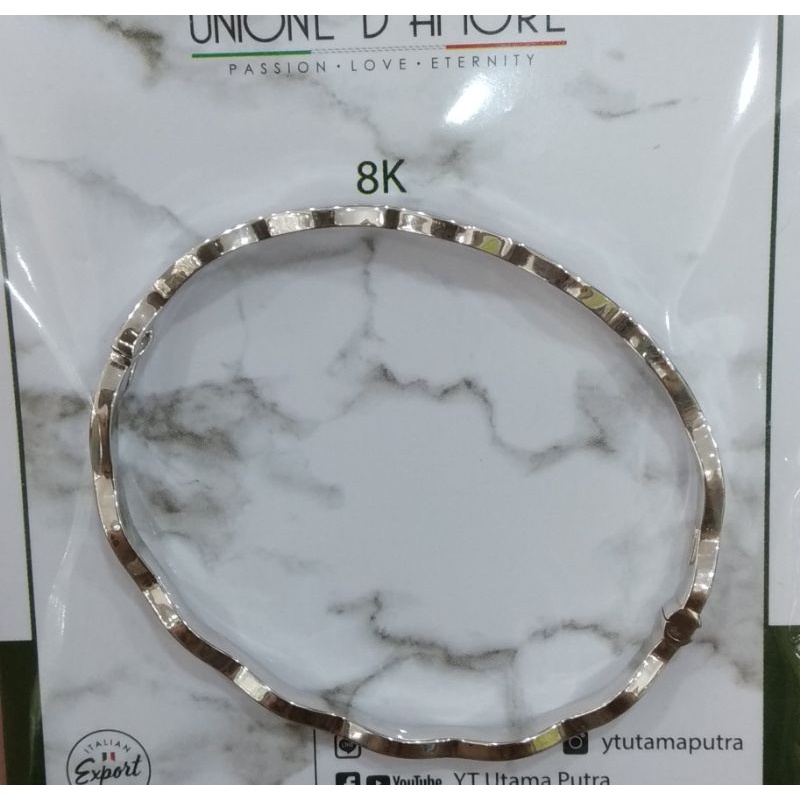 gelang cartier putih