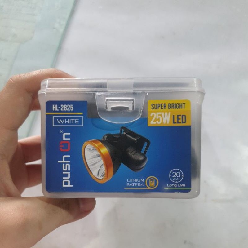 senter kepala led cas / rechargeable