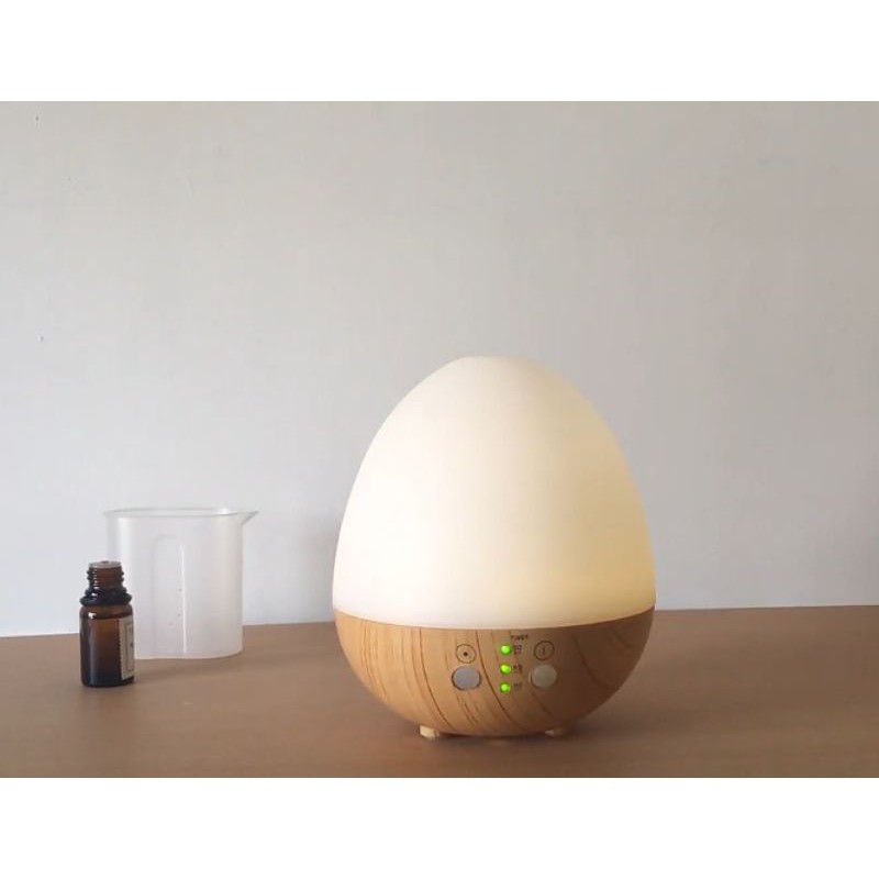 Humidifier Motif Telur Dekorasi Unik Air Humidifier Ultrasonic Lampu Led /difuser /Aromatherapy Egg Timer RGB H25 Tanpa Filter Busa Kapas lampu malam meja