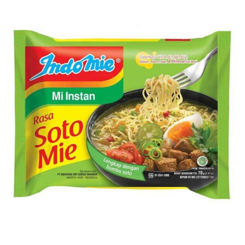 

Indomie Soto Ecer Satuan