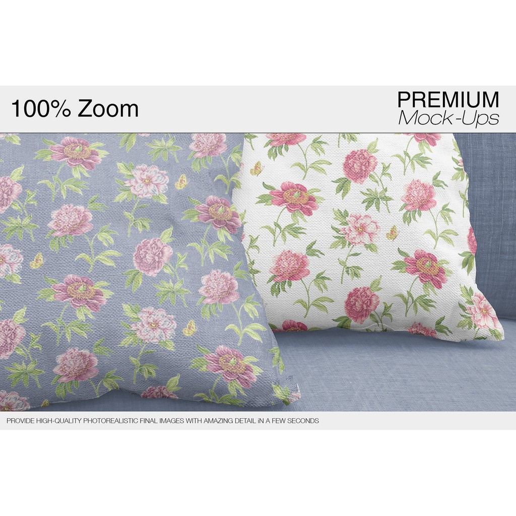 Pillow Mockups - Adobe Photoshop