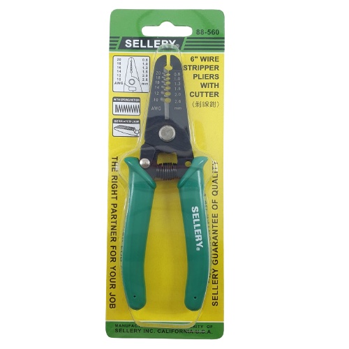 Tang Pengupas Potong Kulit Kabel 6 inch Sellery Wire Stripper Alat Kupas Cable 150mm 88-560