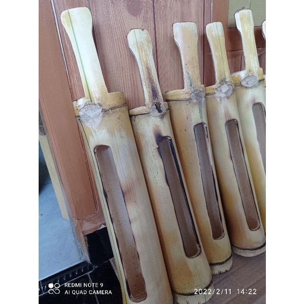 kentungan Bambu kuning original per 1 buah