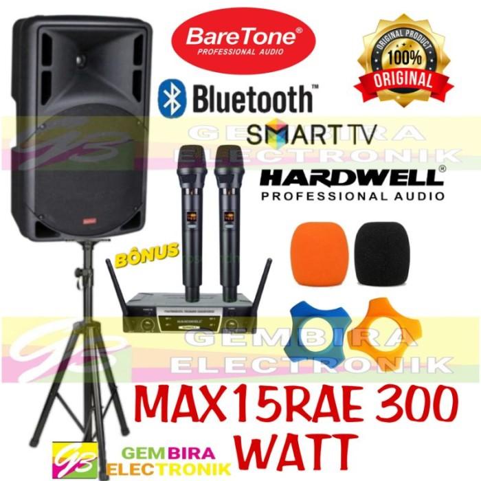 Speaker aktif Baretone 15 inch 15RAE satu unit plus mic hardwell ori