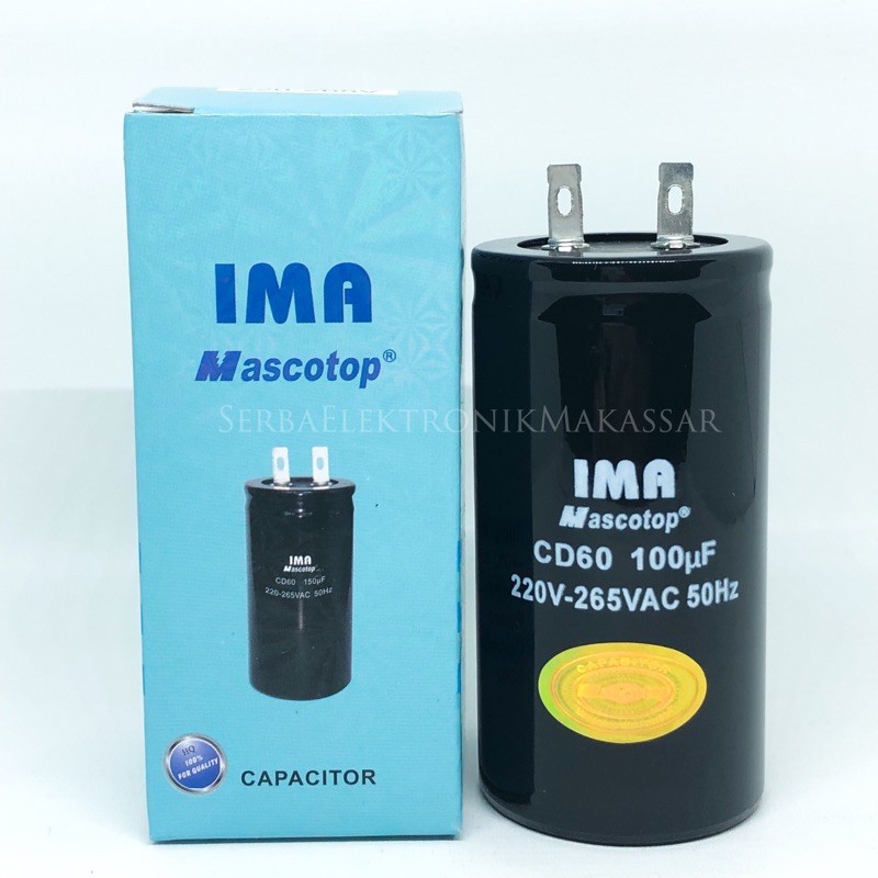 Kapasitor Capasitor Starting IMA MASCOTOP 100uf 150uf 200uf 250uf 300uf