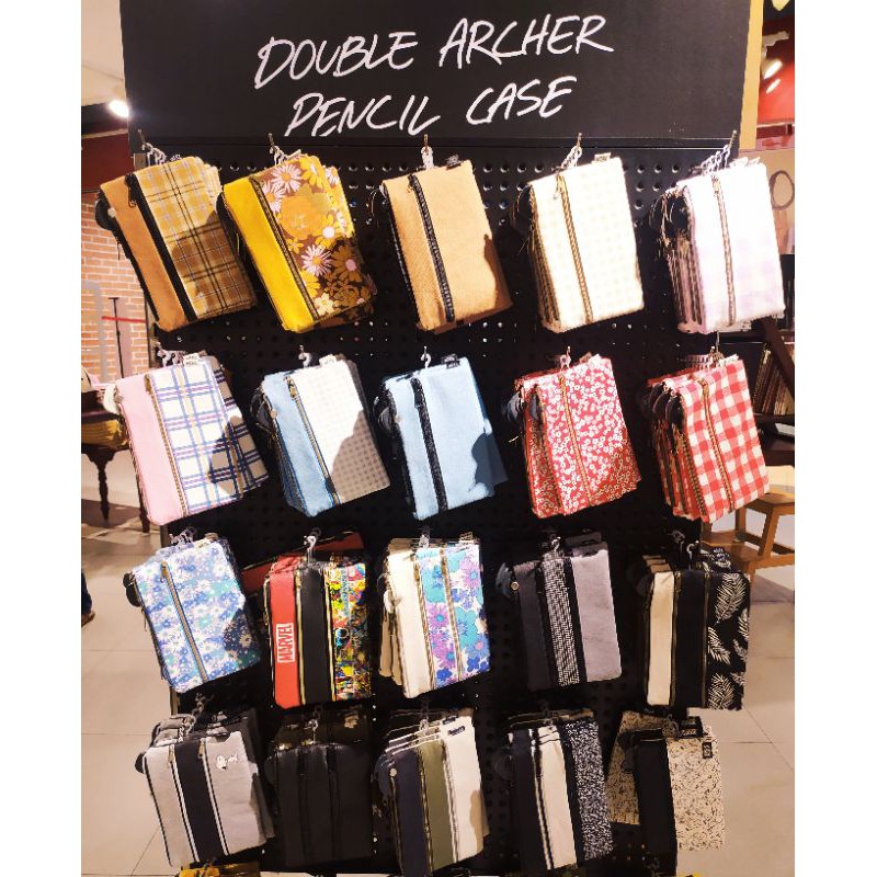 

TYPO TEMPAT PENSIL DOUBLE ZIPPER ARCHER PENCIL CASES CANVAS ORIGINAL
