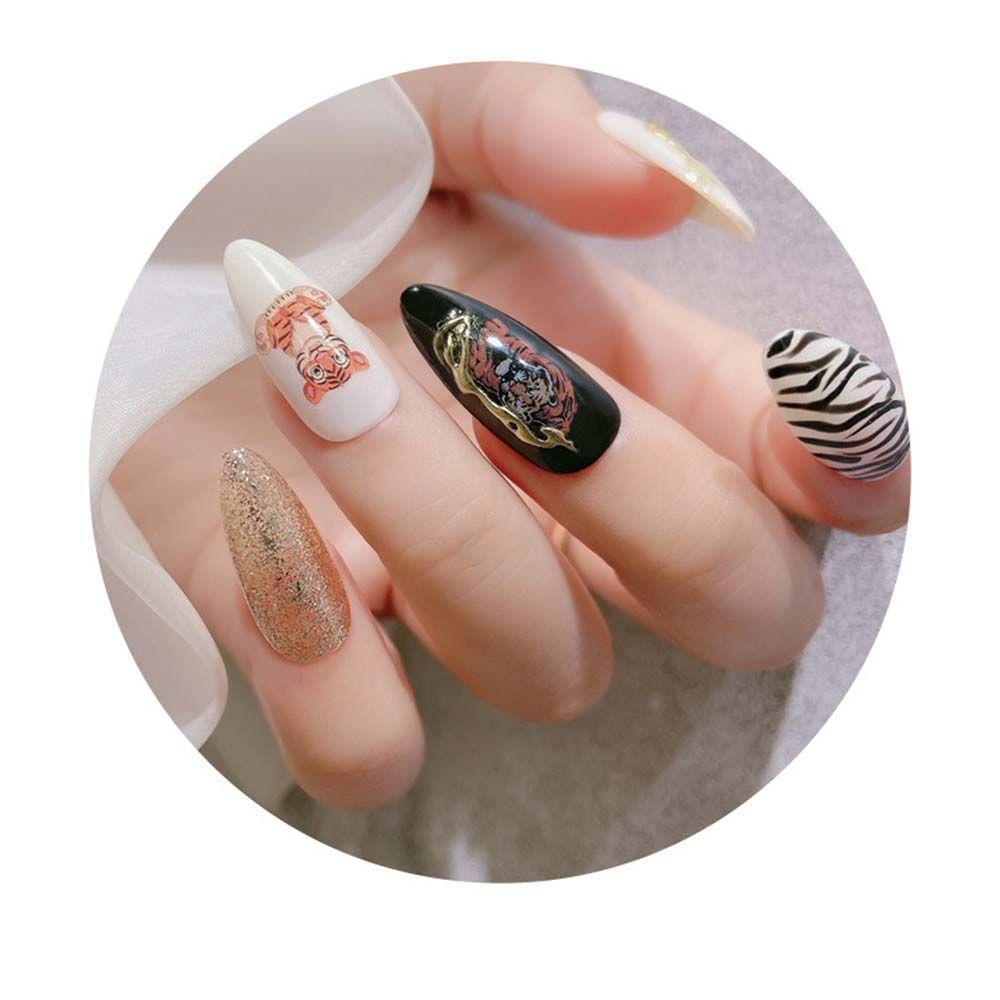 Hiasan Nail Art AUGUSTINA Tahun Baru Imlek Lentera Decal Indah|Pola2022dekorasi Nail Art DIY Tahun Baru