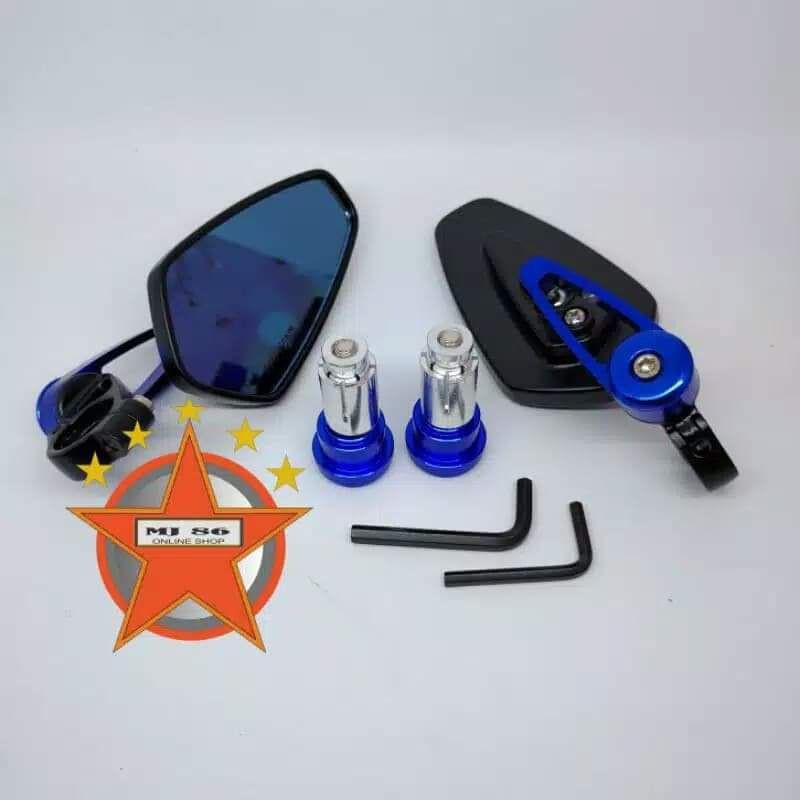 Spion Jalu Spion Bar End Oval Universal Nmax,Aerox,Pcx,Vario,Beat,Mio,Vespa,W175,Xabre,Vixion Dll