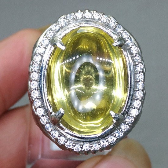 BATU CINCIN AKIK ASLI KINYANG EMAS NATURAL