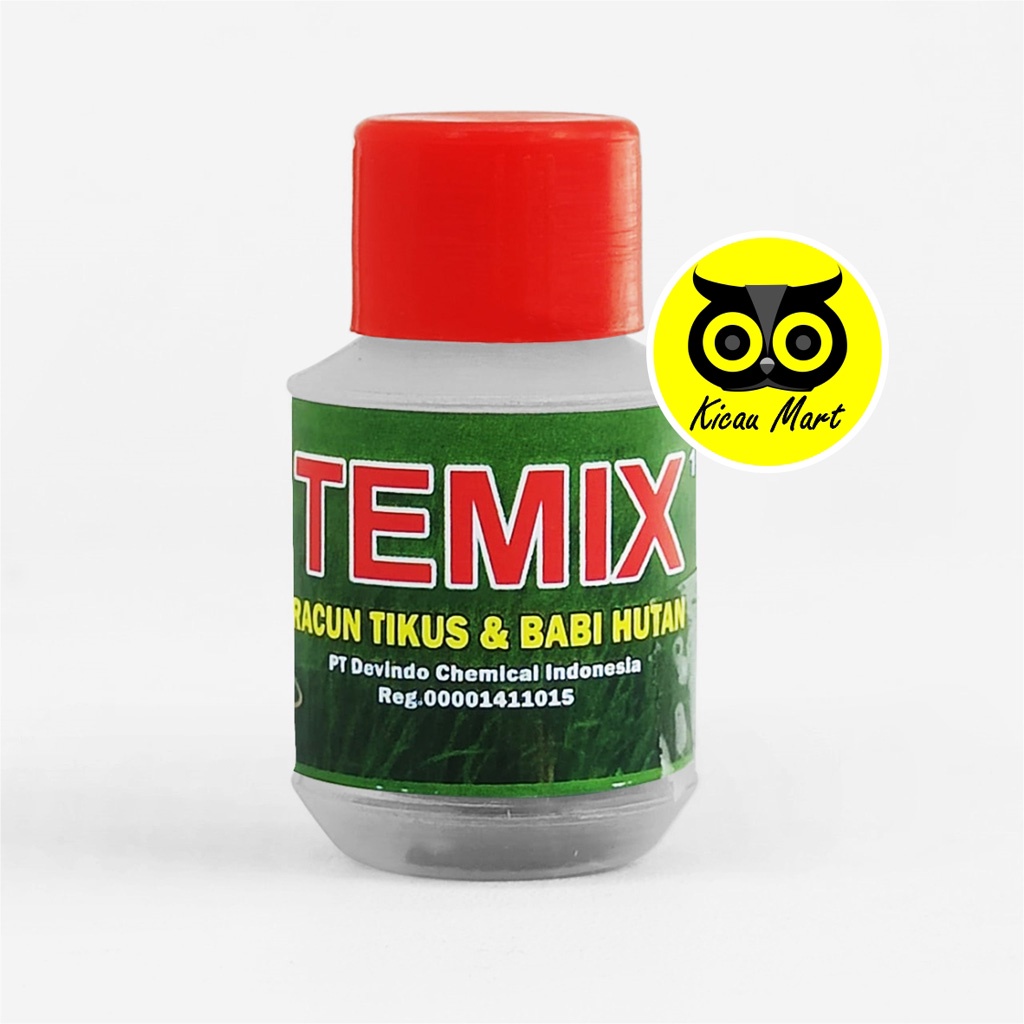 Temix Botol 15 Gr Racun Tikus Ampuh Basmi Hama Tikus Babi Hutan Celeng Monyet Themix Asli Themik Original Ampuh Basmi Hama