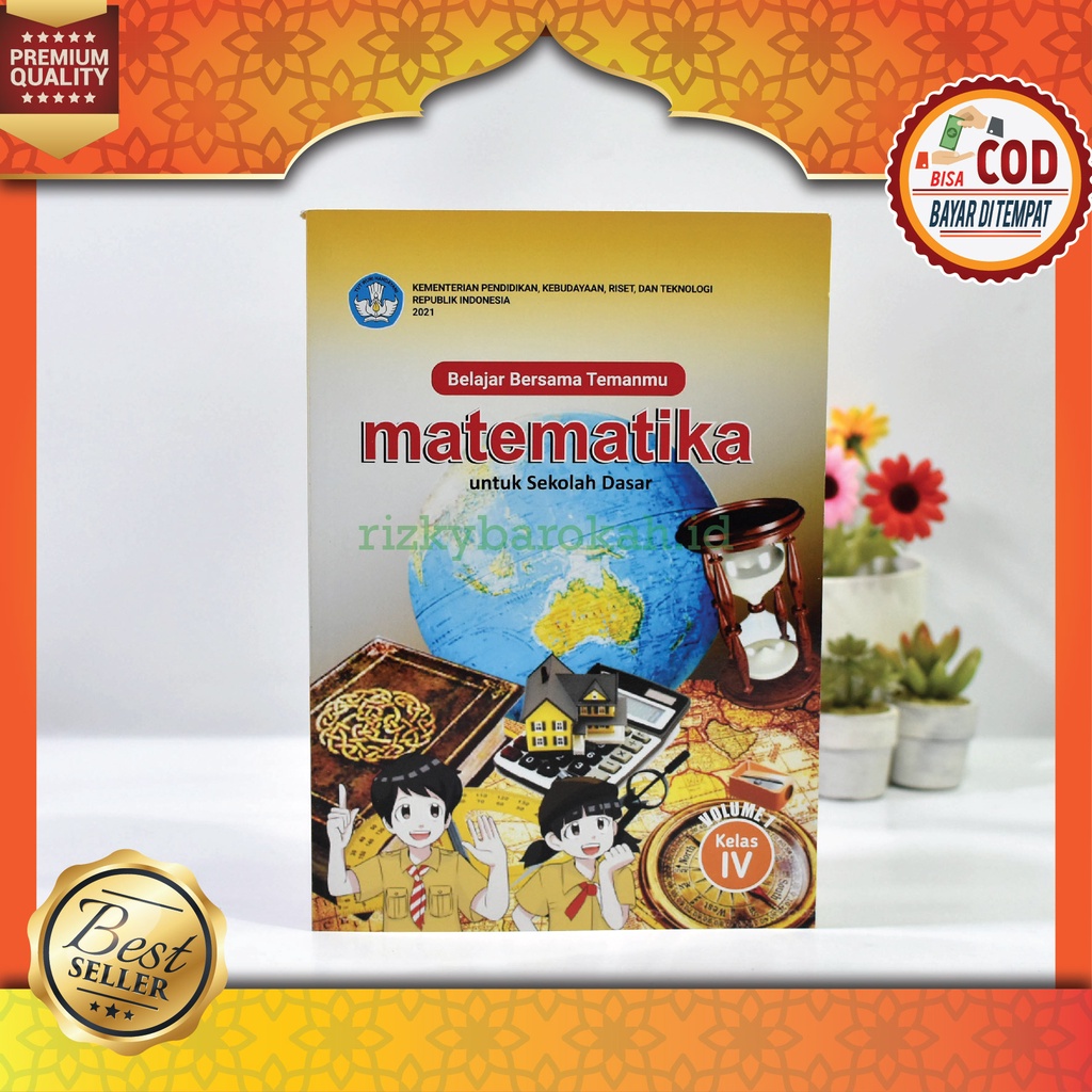 Buku Pelajaran Siswa Belajar Bersama Temanmu SD Kelas 4 IV Mapel Matematika MTK Volume 1 Kurikulum M