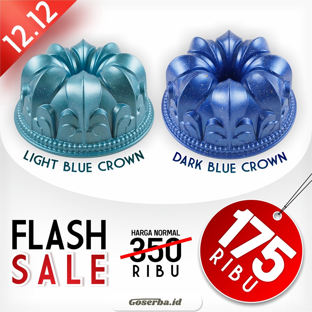 Loyang Bundt Baking Cake Cetakan Kue Bolu Tulban Sultan Pan Marble Anti Lengket Coating