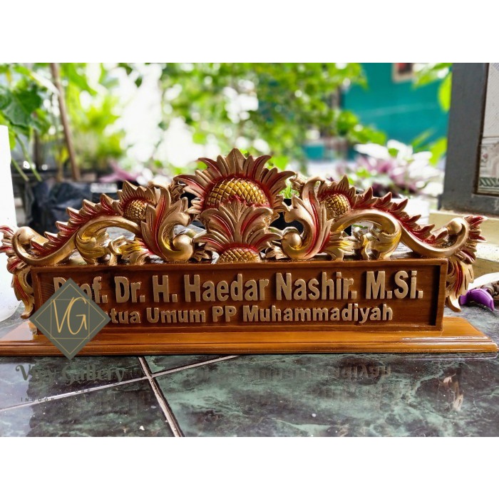 PAPAN NAMA MEJA + PAPAN NAMA UKIR / PAPAN NAMA KAYU