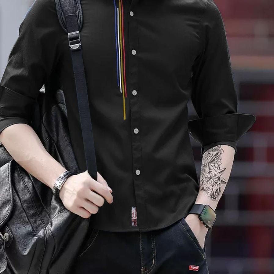 Trend Kekinian - Mokokomo - Kemeja Pria Yosaki Lengan Panjang - Atasan Pria - Baju Pria - Kemeja Ker