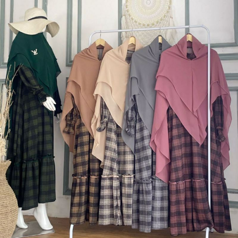 SET GAMIS MISBEE KHIMAR CERUTY