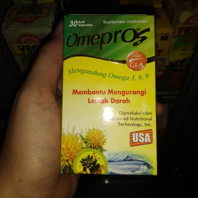 OMEPROS CAPSUL OBAT KOLESTEROL PER BOTOL ISI 30 BIJI