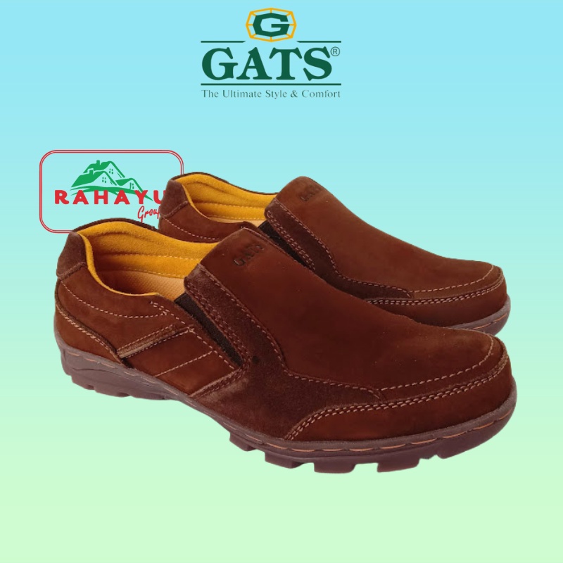 Sepatu Pria Gats TO 2206 Brown.original by gats