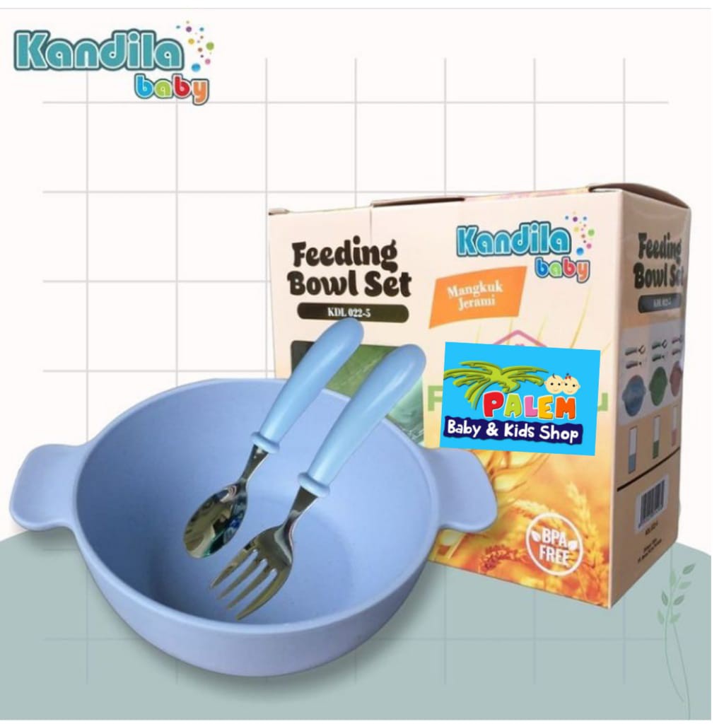 Kandila baby feeding bowl set mangkuk baby KDL022-5