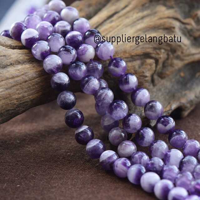 bahan batu kecubung susu amethyst kalimantan martapura akik asli