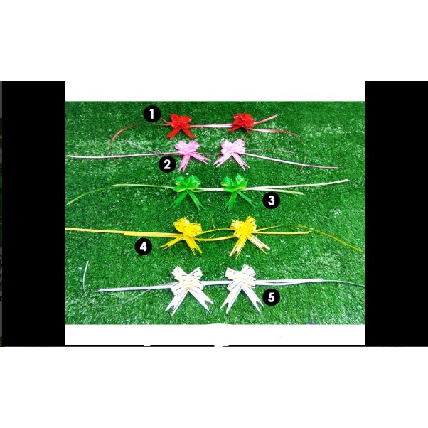 

Pita Ribbon Tarik Kecil Souvenir Goodie Bag Ulang Tahun Anak Murah Meriah Packaging Fancy Bungkusan