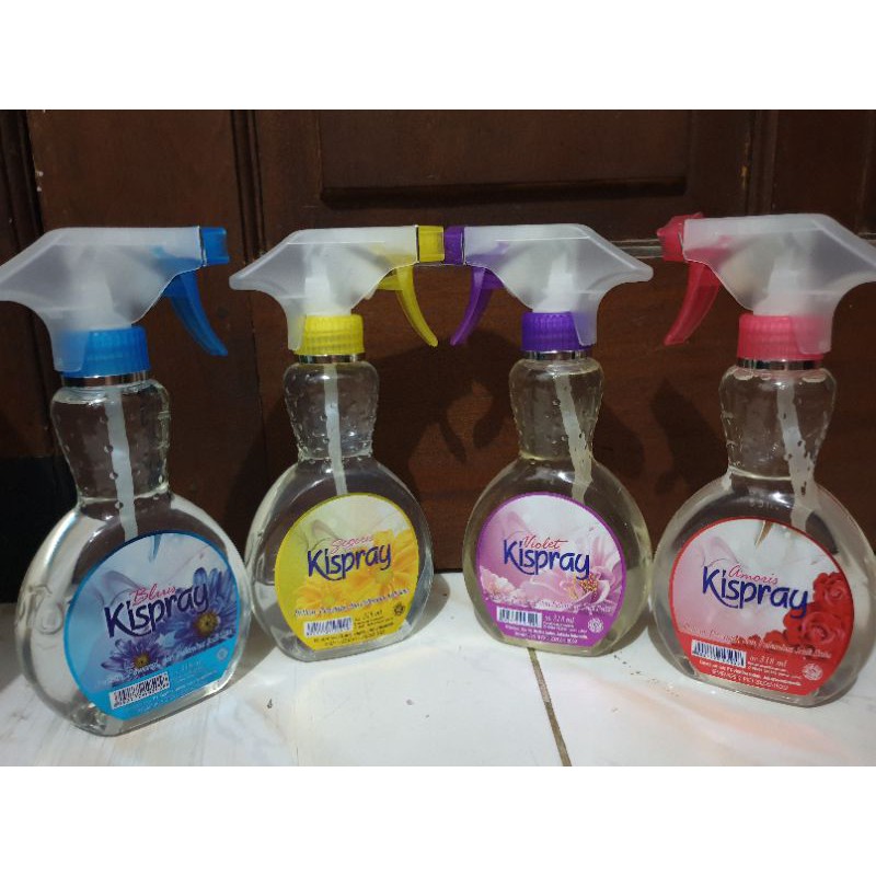 BOTOL Kispray Pewangi Pelembut Pakaian 318 ml / 300 ml Amoris Bluis Segeris Violet Gold Perfume